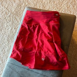 Lululemon Red Skirt